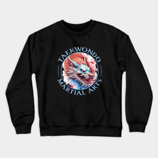 Taekwondo Martial Arts Dragon Crewneck Sweatshirt